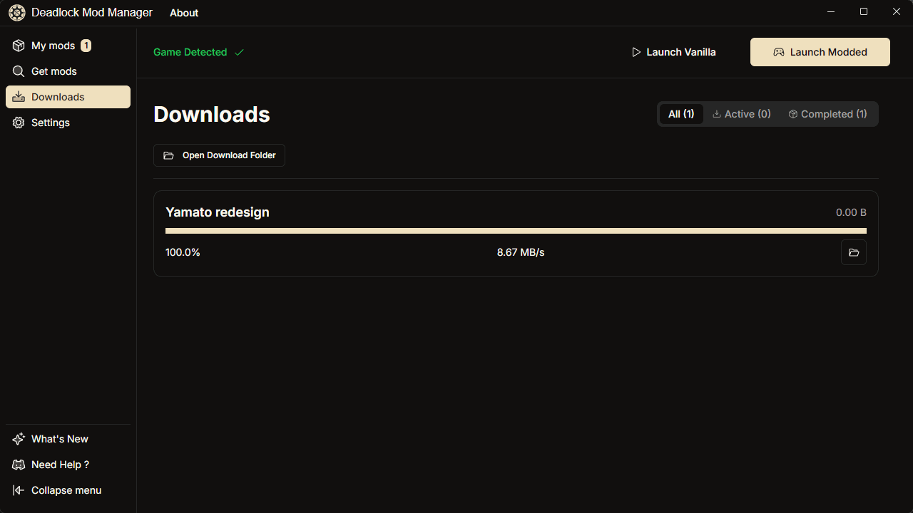 Downloads Management